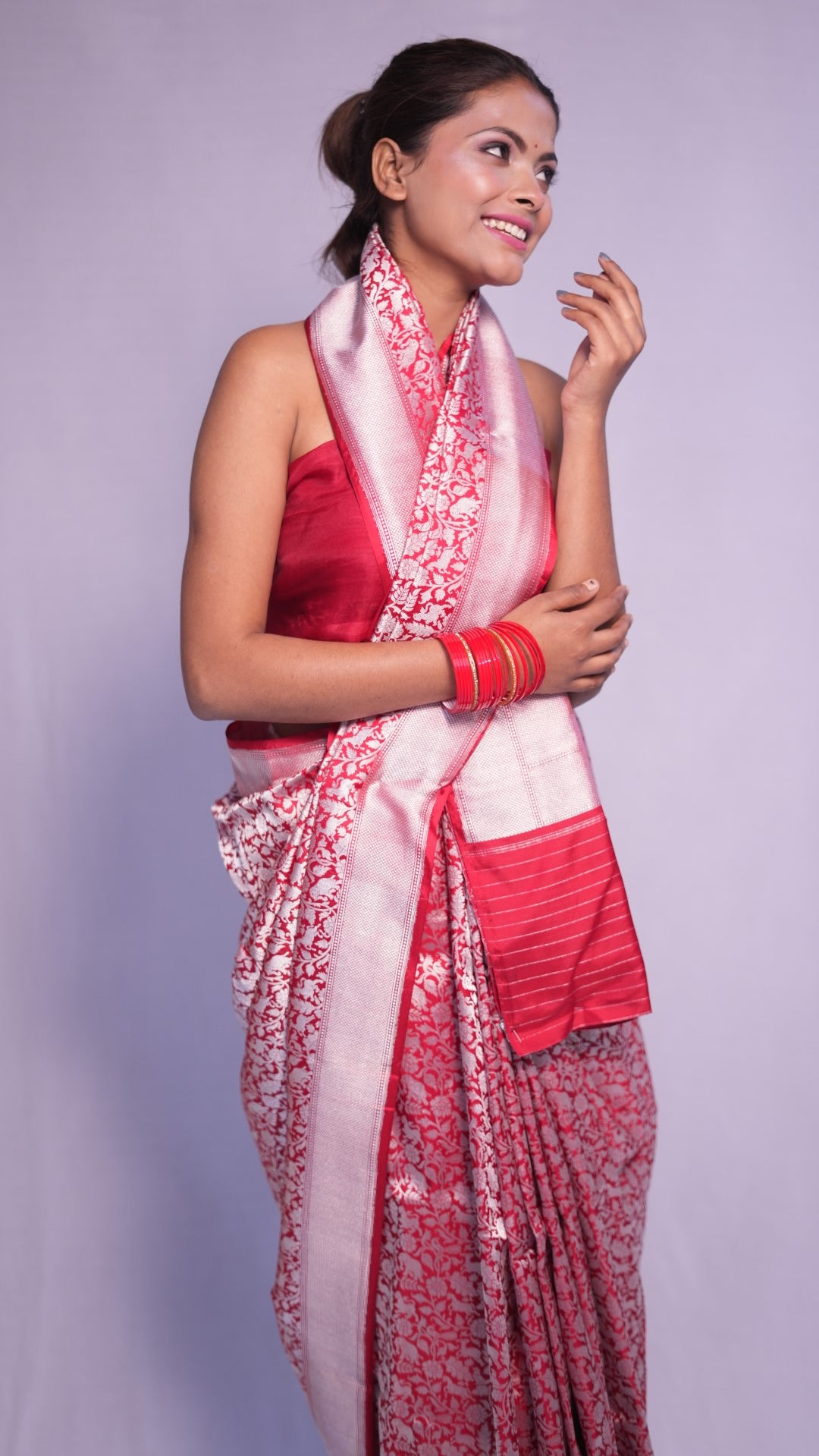 Sindoori: Luxurious Katan silk Banarasi saree