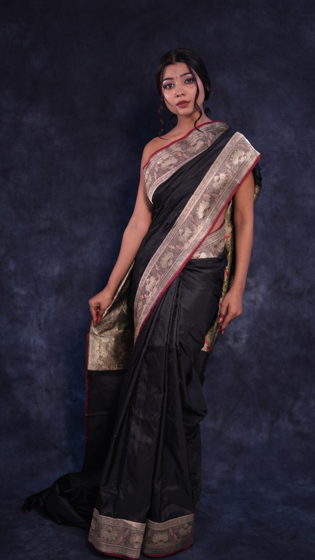 Hansika: Pure Katan silk Banarasi saree