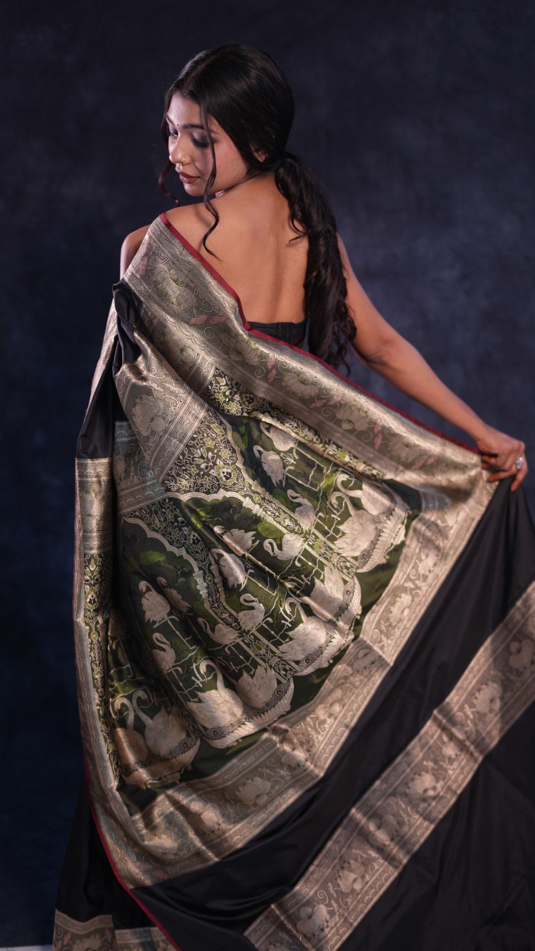 Hansika: Pure Katan silk Banarasi saree