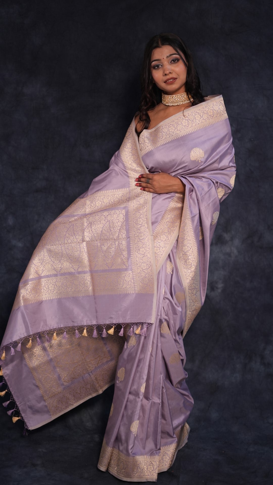 Pakhi: pure Katan silk Banarasi saree