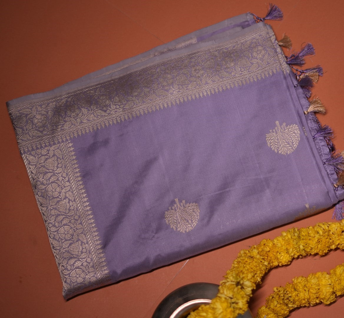 Pakhi: pure Katan silk Banarasi saree