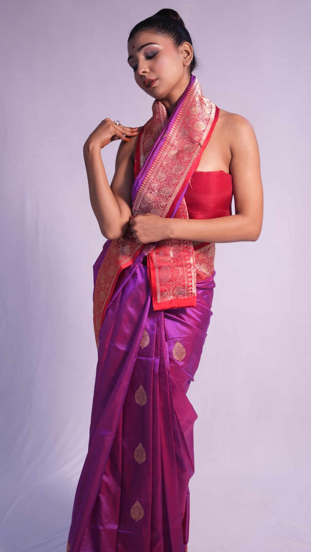 Kaya: Luxurious Katan silk banarasi saree
