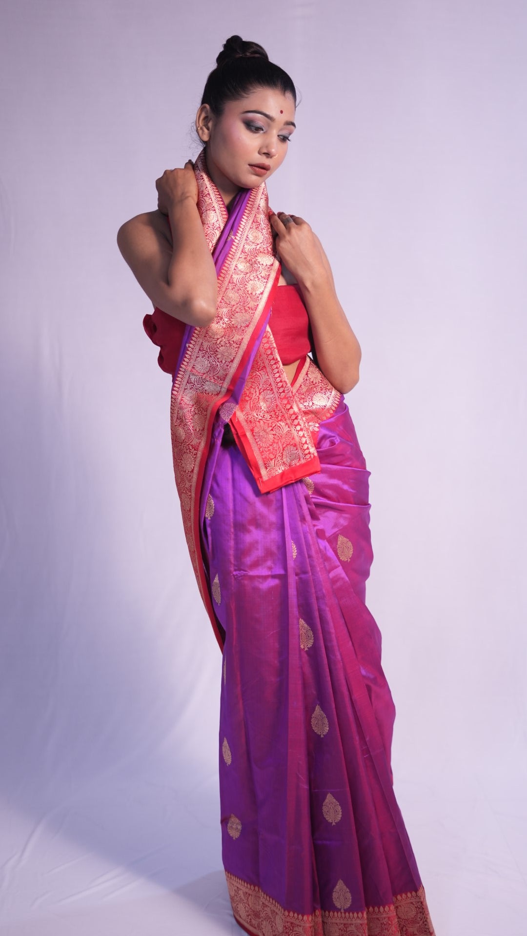 Kaya: Luxurious Katan silk banarasi saree