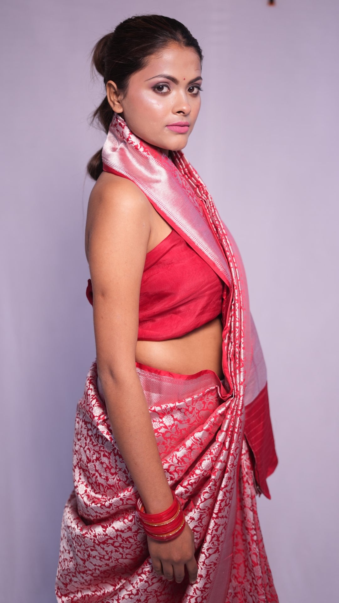 Sindoori: Luxurious Katan silk Banarasi saree