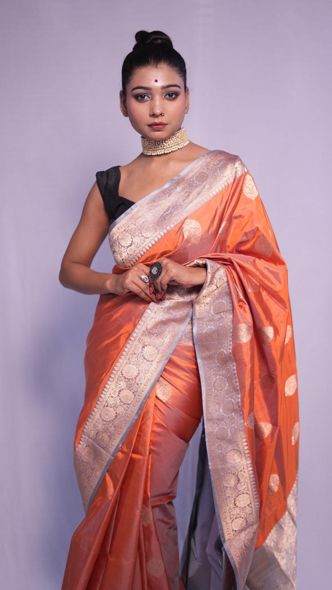 Kaveri: Luxurious Katan silk banarasi saree