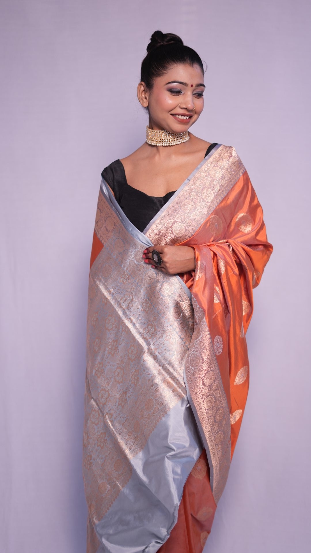 Kaveri: Luxurious Katan silk banarasi saree