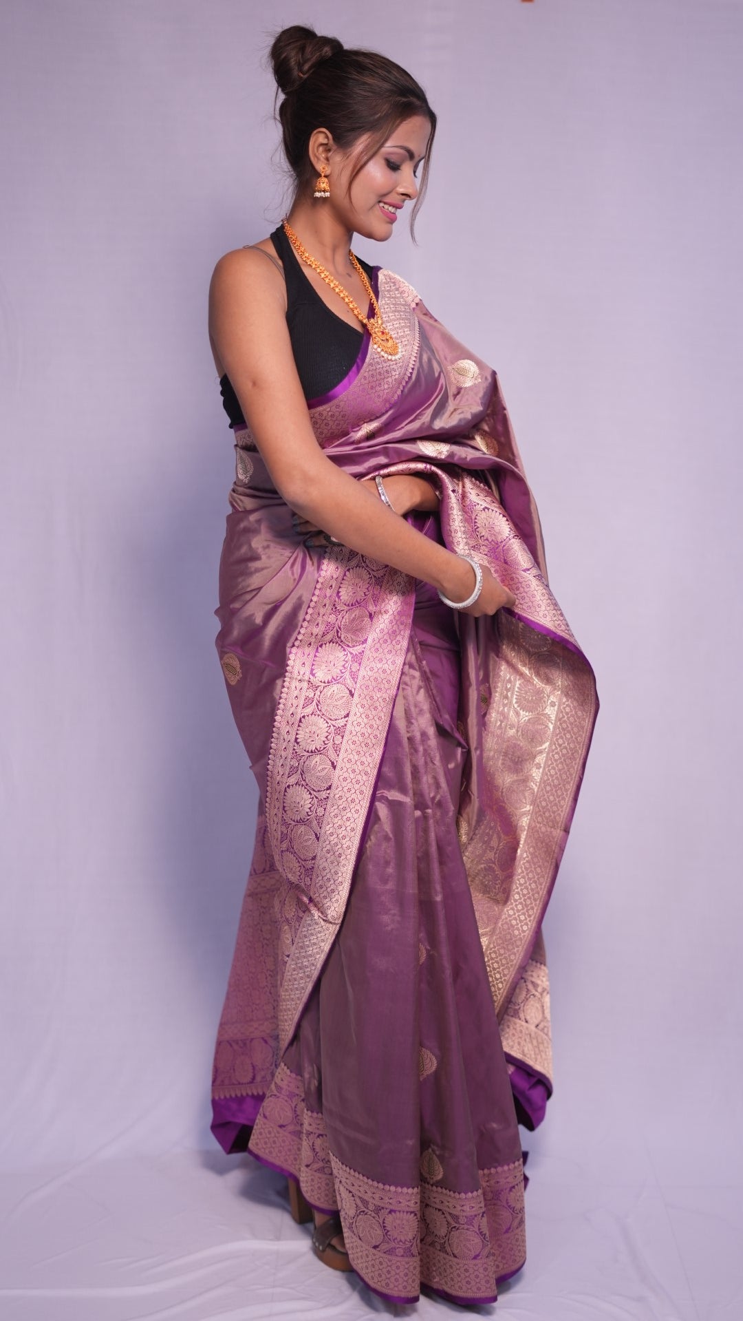 Menaka: Luxurious Katan silk banarasi saree