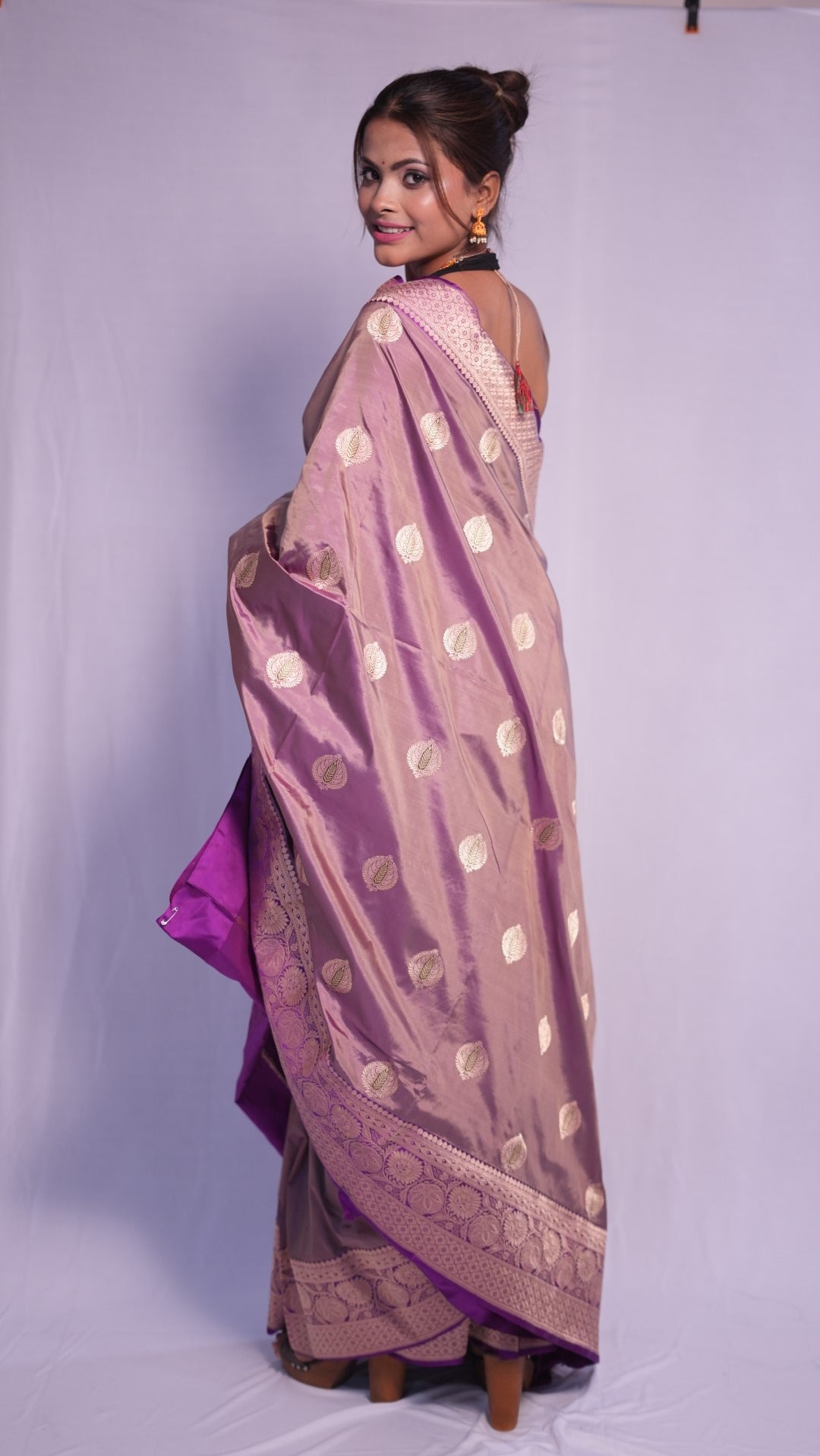 Menaka: Luxurious Katan silk banarasi saree
