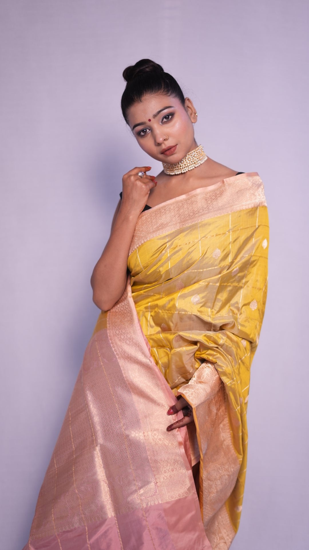 Vaishnav: Luxurious Katan silk banarasi saree