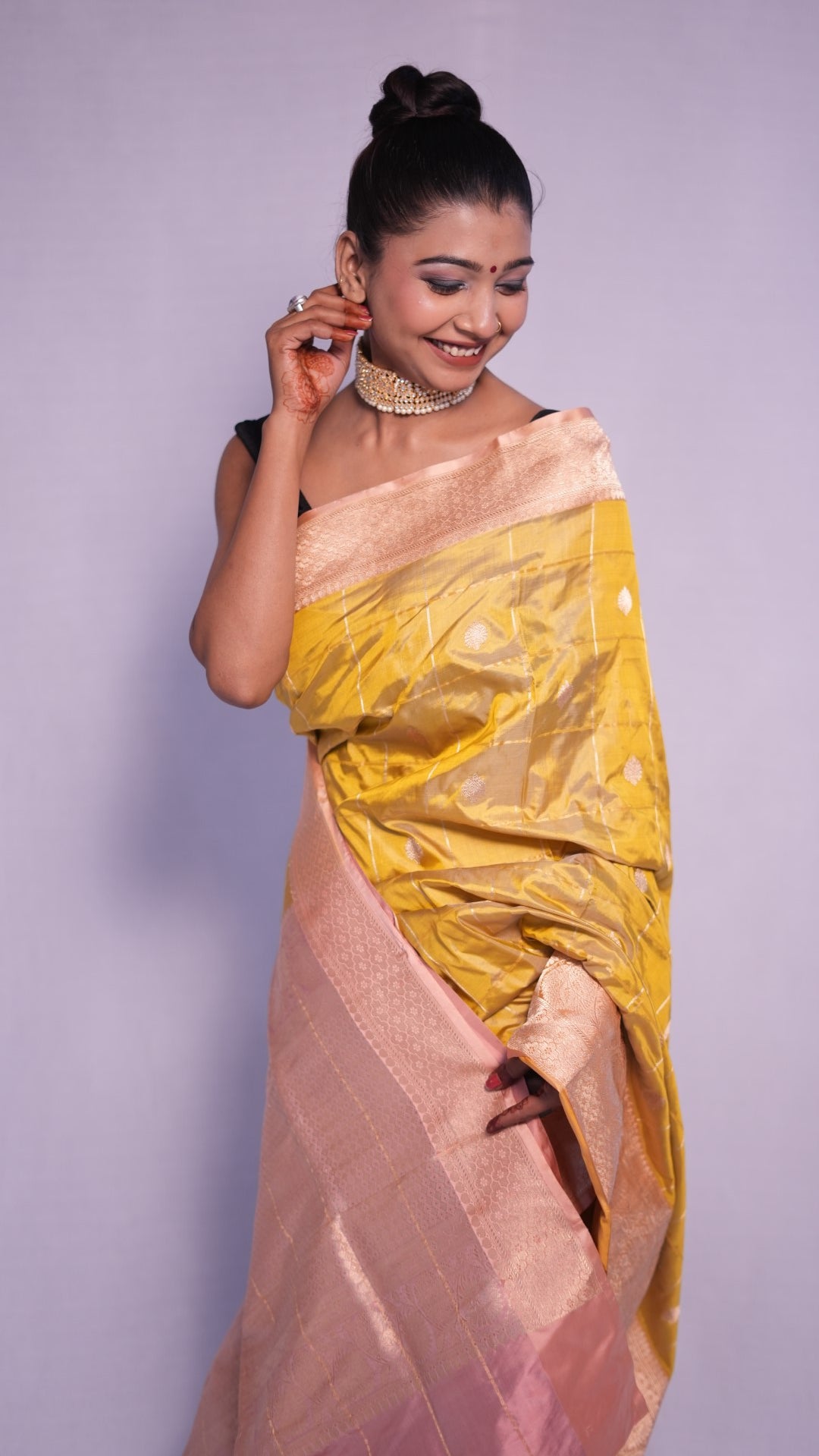 Vaishnav: Luxurious Katan silk banarasi saree
