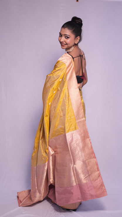 Vaishnav: Luxurious Katan silk banarasi saree