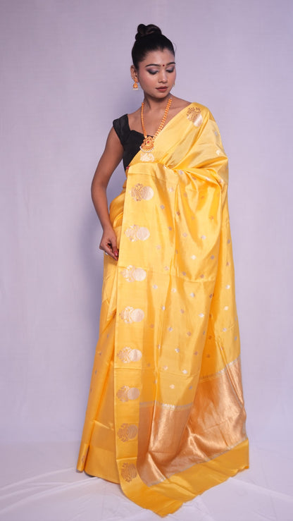 Meenakshi: Luxurious Katan silk banarasi saree
