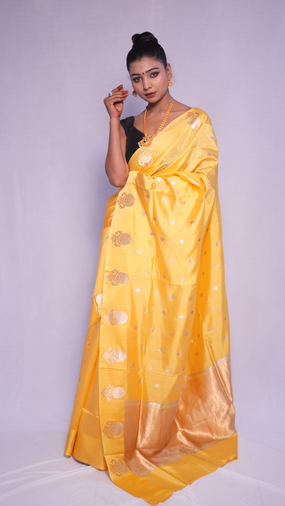 Meenakshi: Luxurious Katan silk banarasi saree