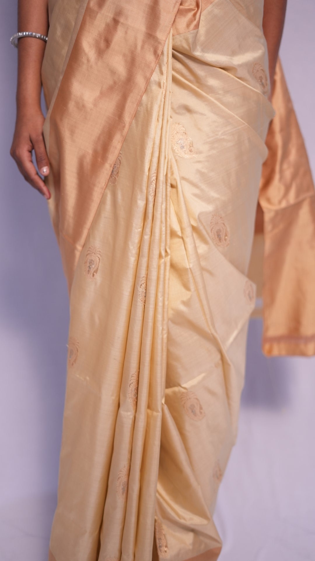 Shanti: Luxurious Katan silk banarasi saree