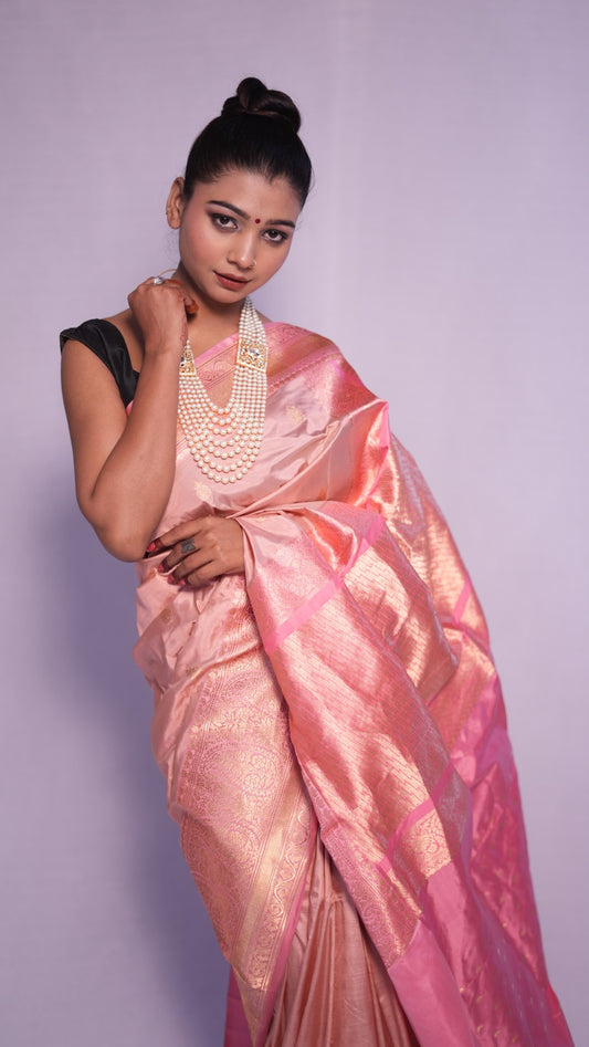 Usha: Luxurious Katan silk banarasi saree
