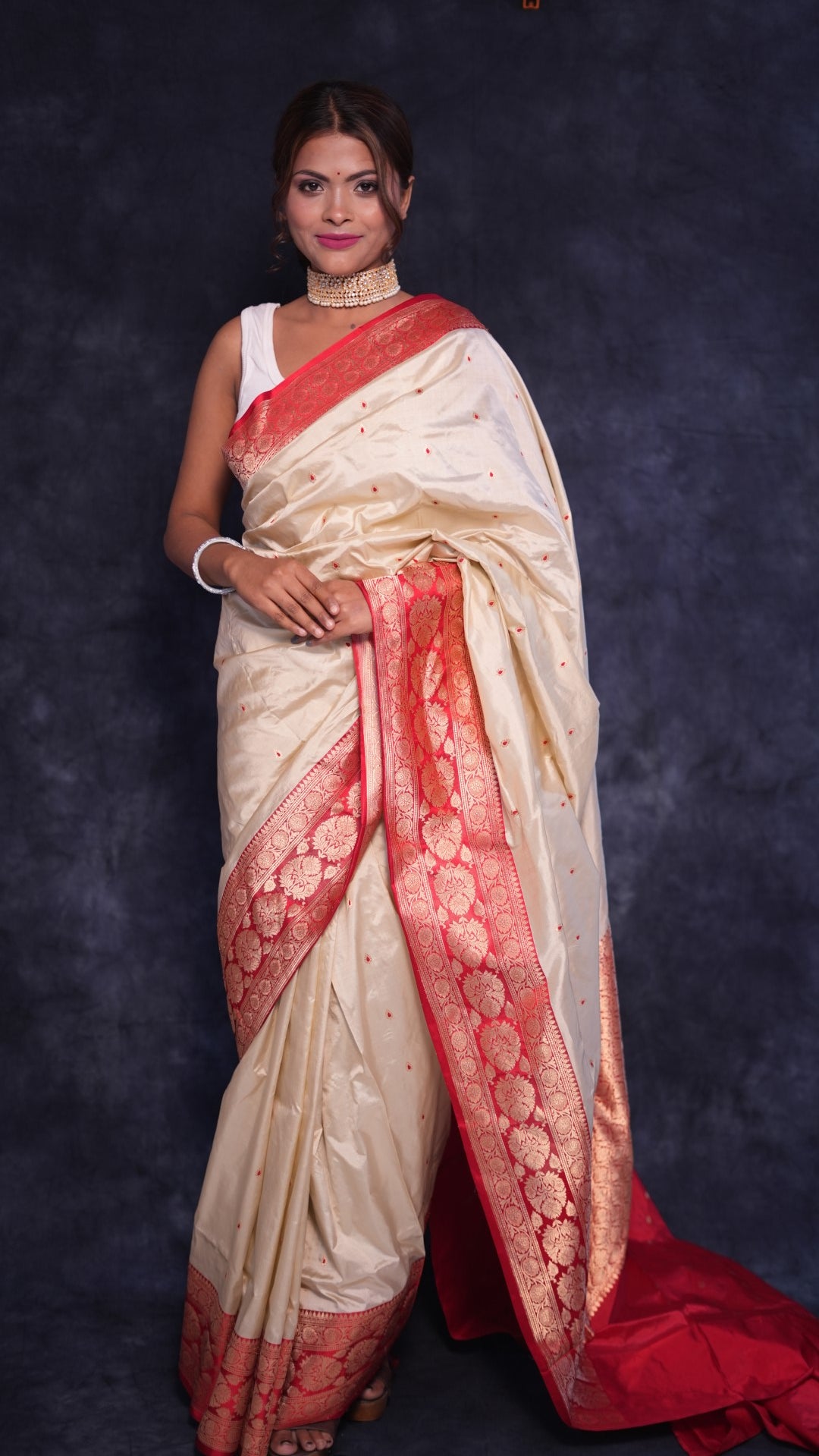 Uruj: Luxurious Katan silk Banarasi saree