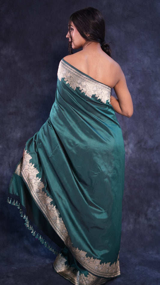 Taru: Pure Katan silk Banarasi saree