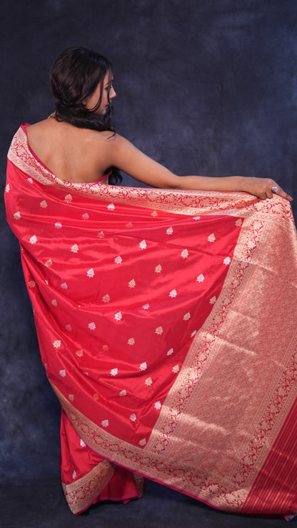 Kalyani:  Pure Katan silk Banarasi saree