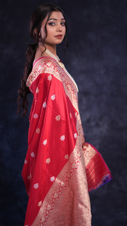 Kalyani:  Pure Katan silk Banarasi saree