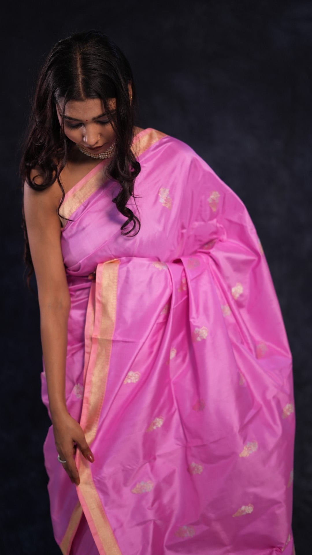 Phool: Pure Katan silk Banarasi saree