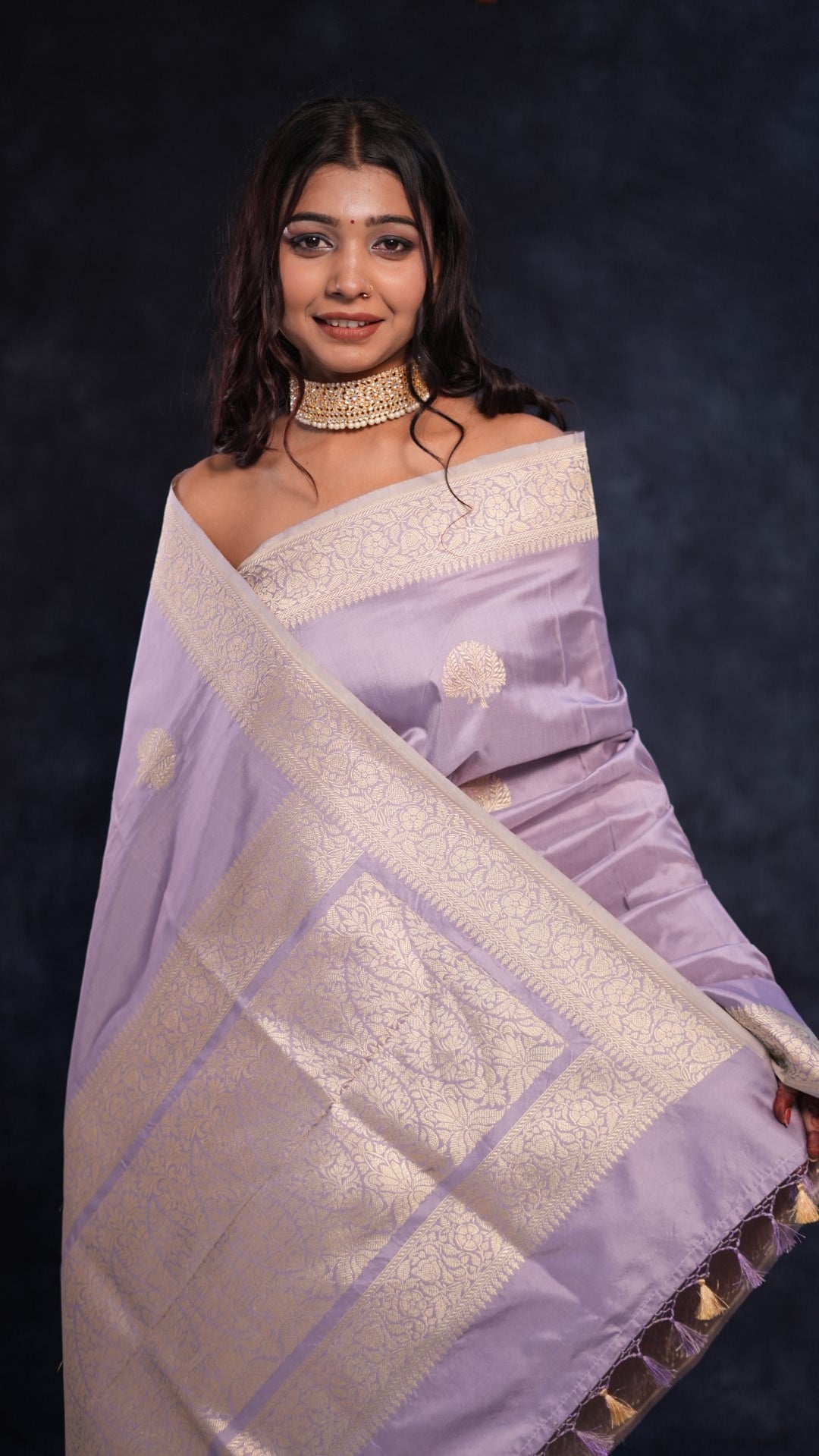 Pakhi: pure Katan silk Banarasi saree